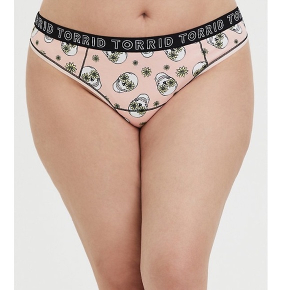 NEW Torrid thong panties skull/dog 1X - Picture 5 of 10
